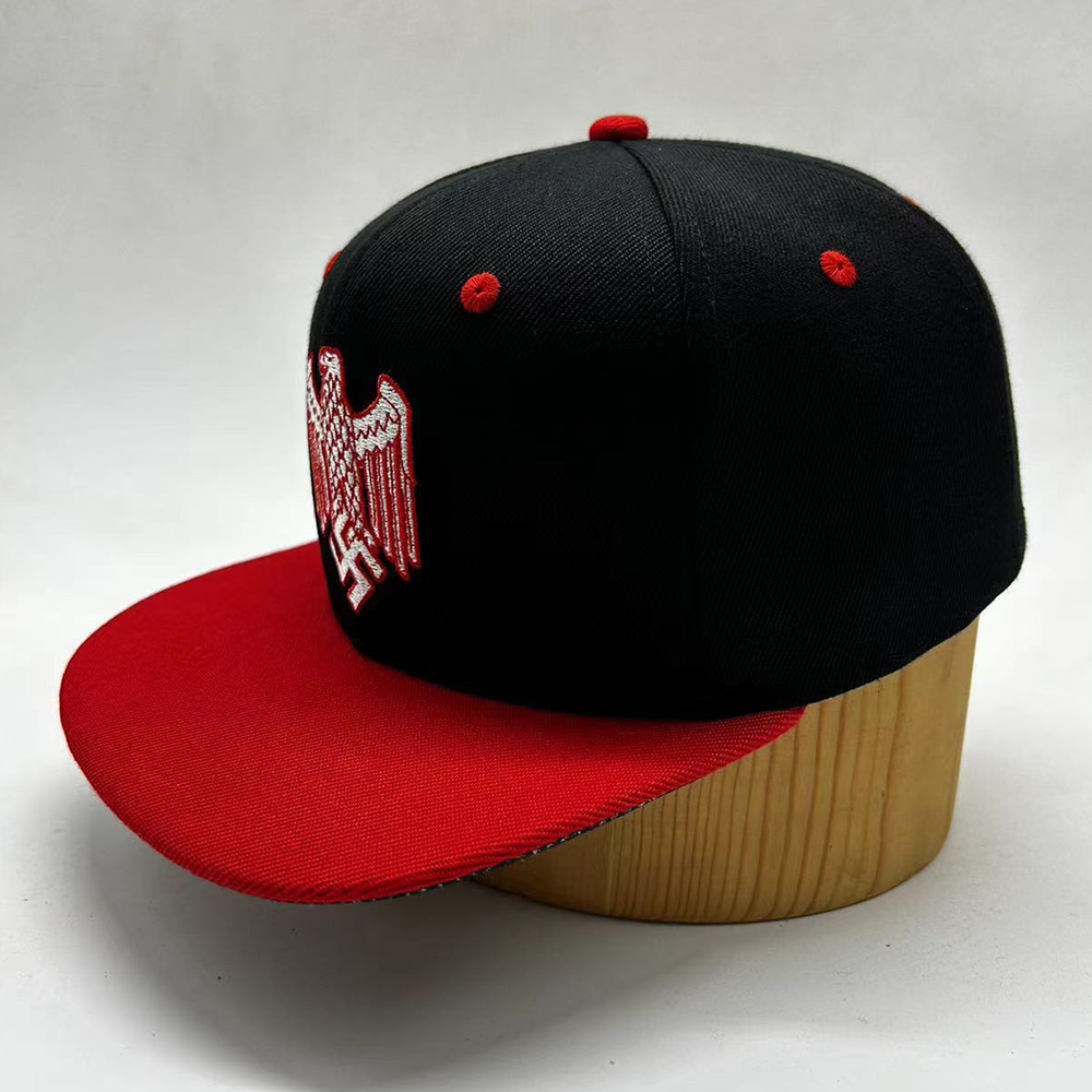 German Imperial Eagle • Black/Red Hat