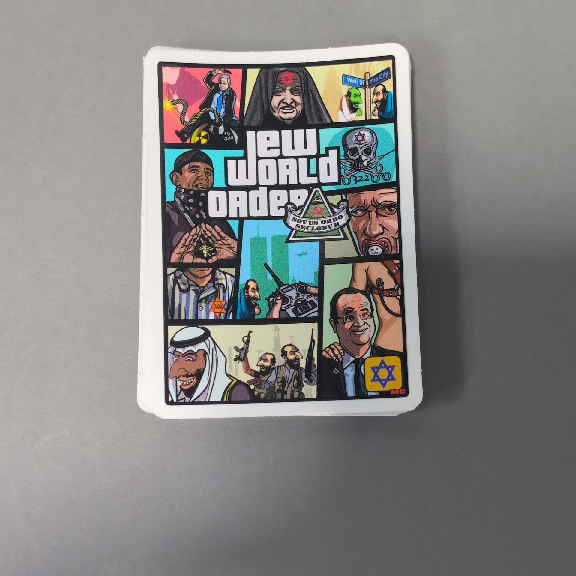 Jew World Order • Sticker