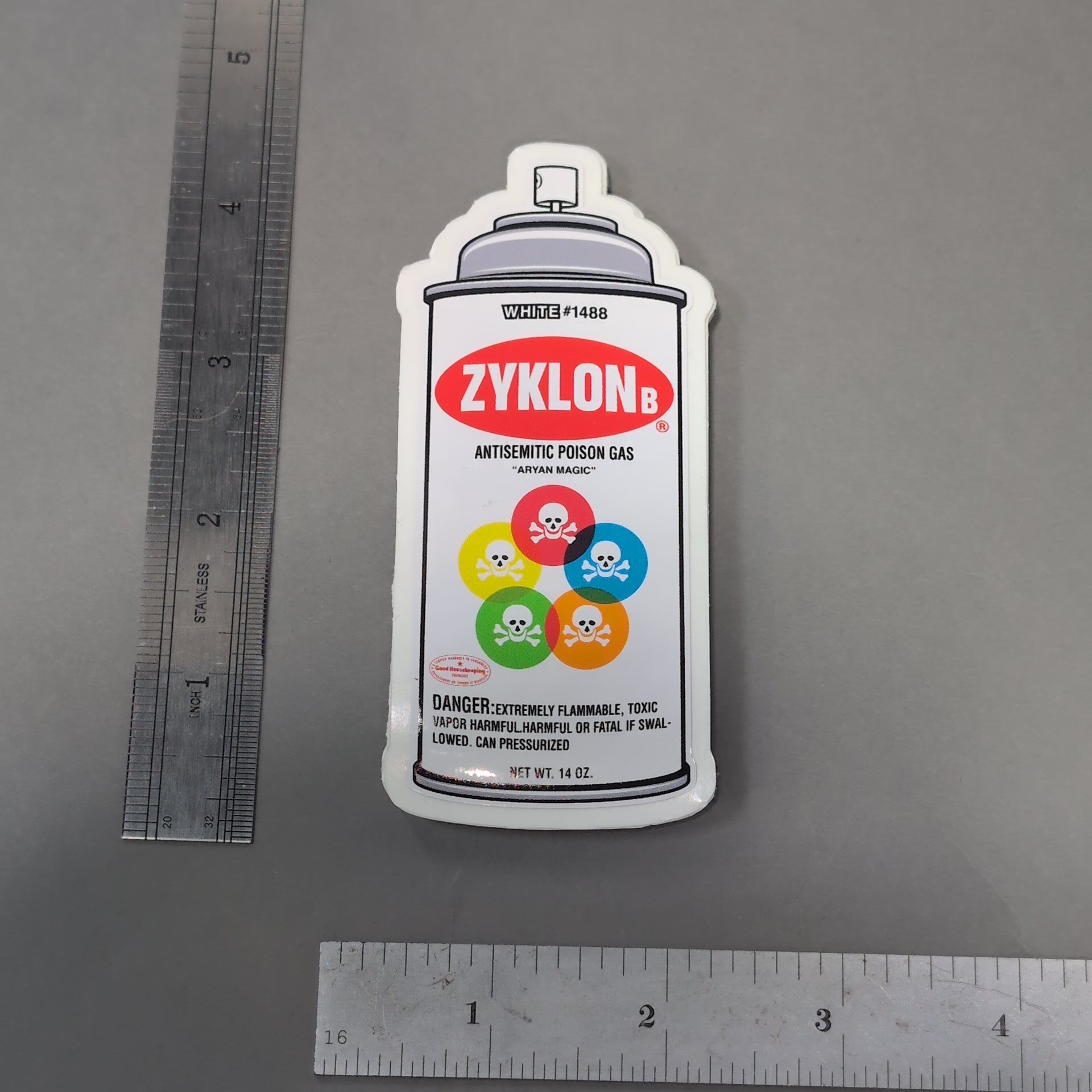 Zyklon Can • Sticker - Image 3