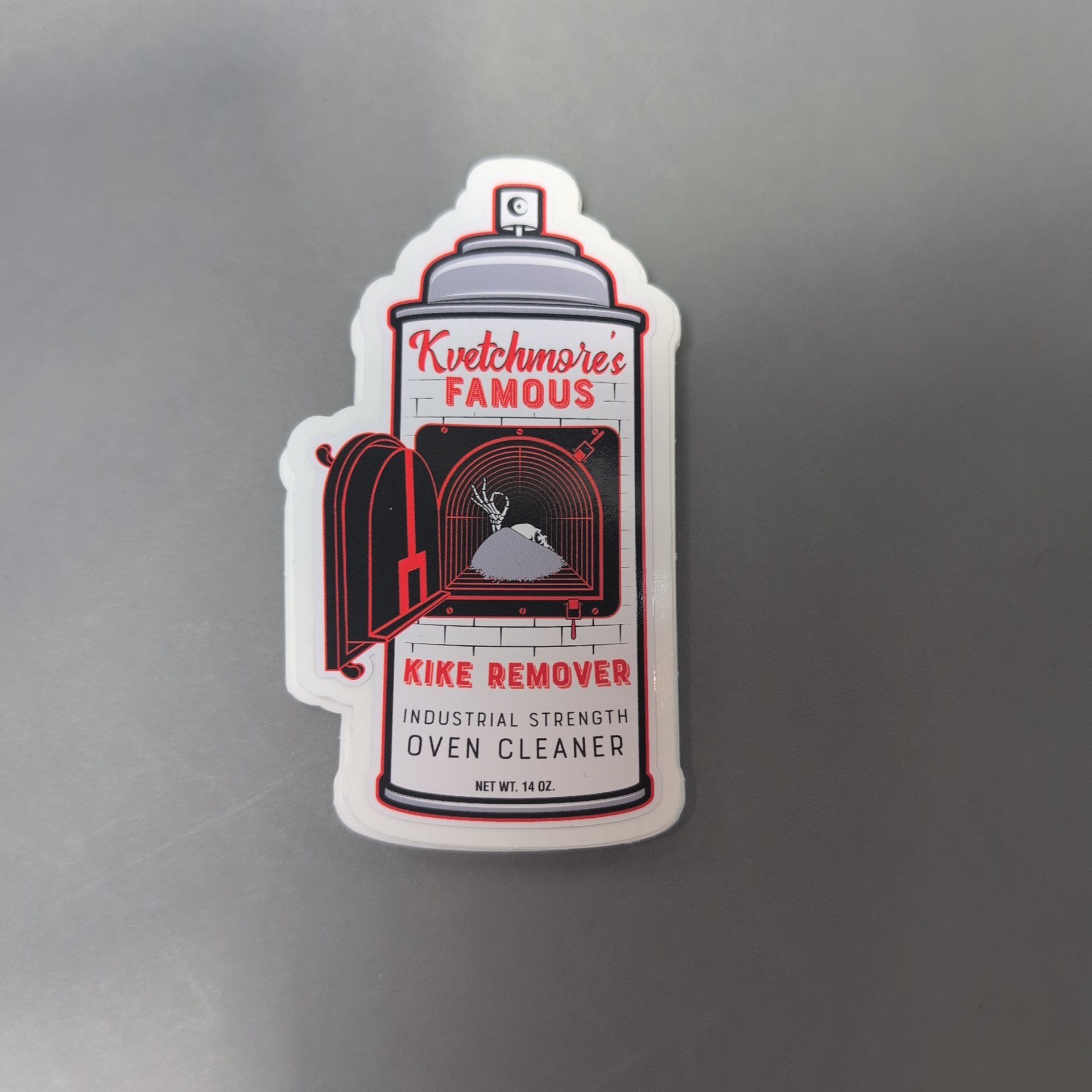 Kvetchmore Kike Remover Can • Sticker