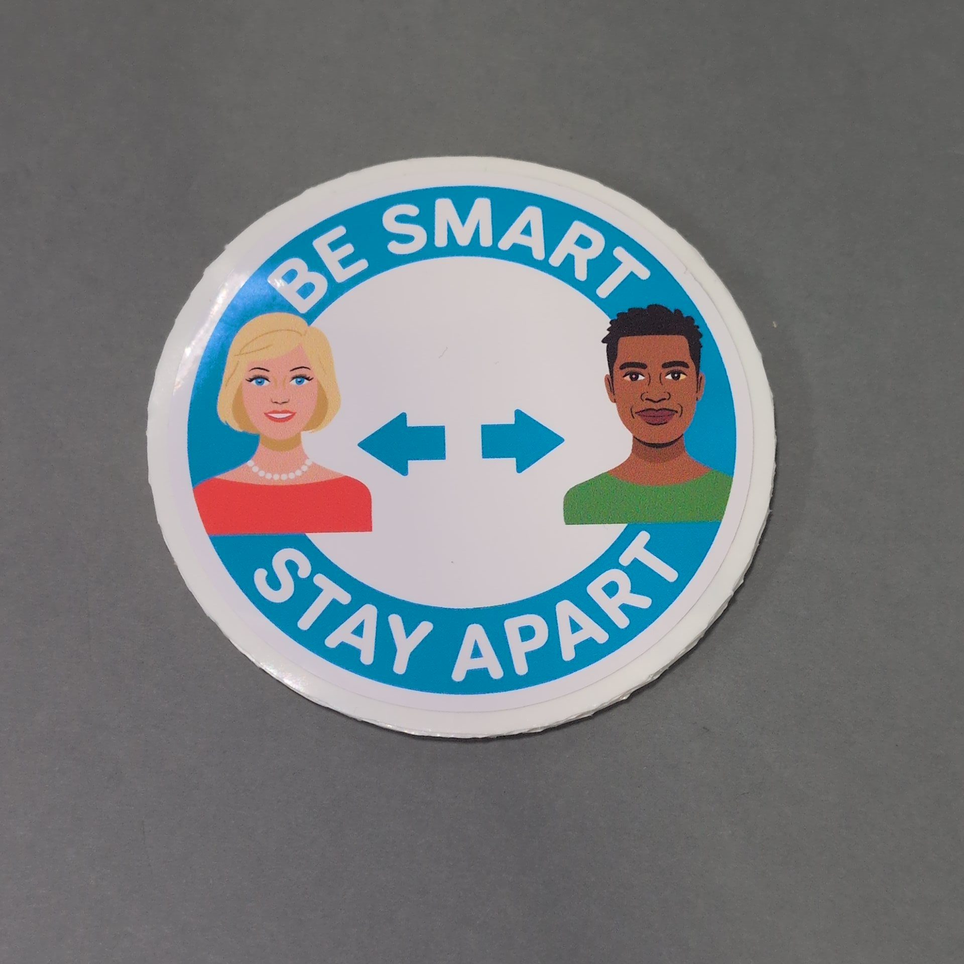 Be Smart Stay Apart • Sticker