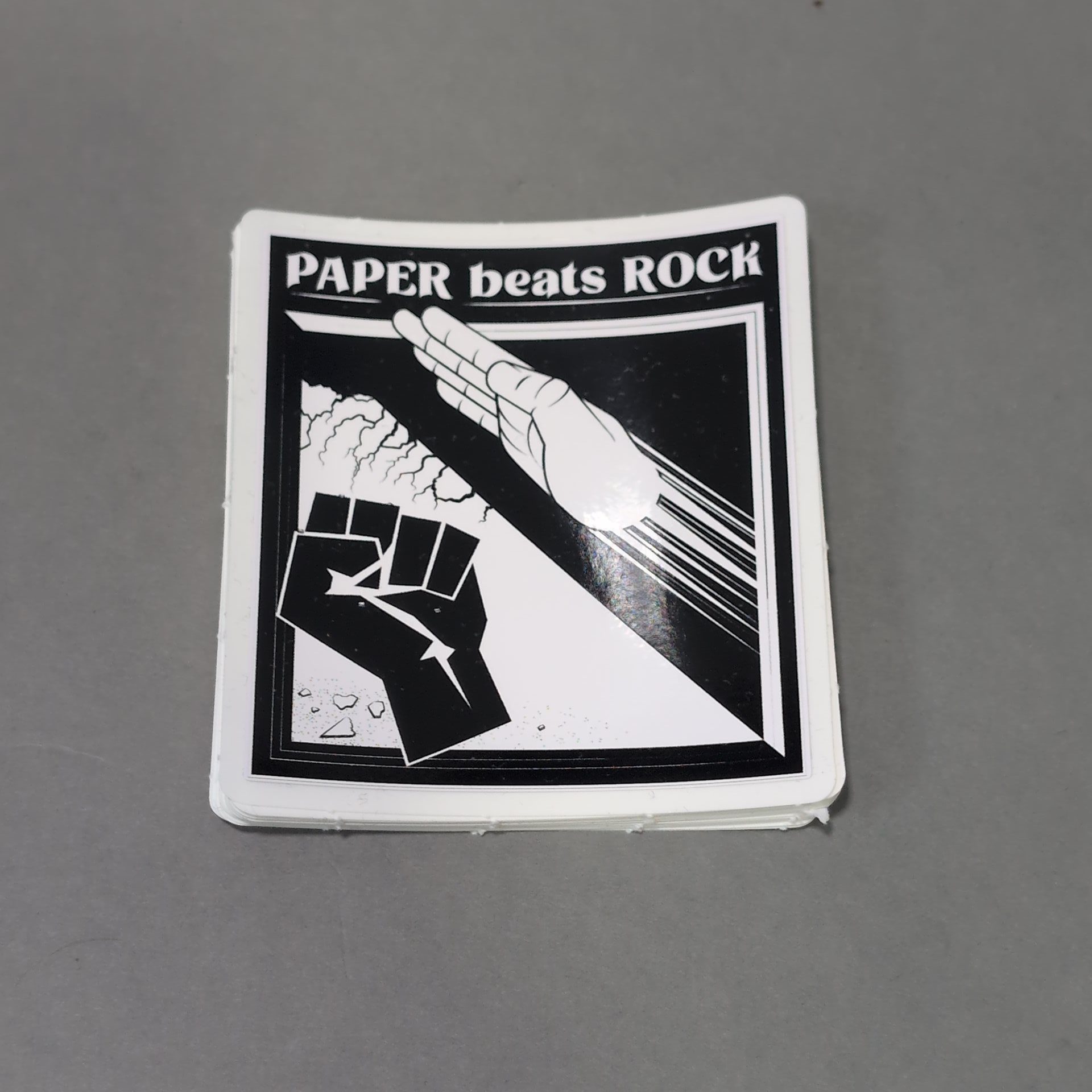 Paper Beats Rocks • Sticker