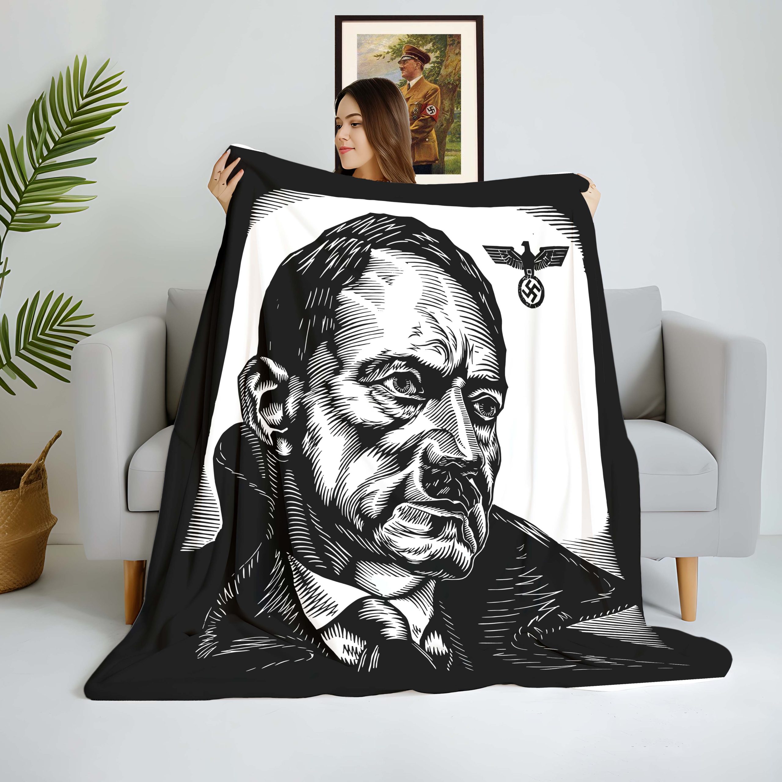 Hitler Sketch • Blanket