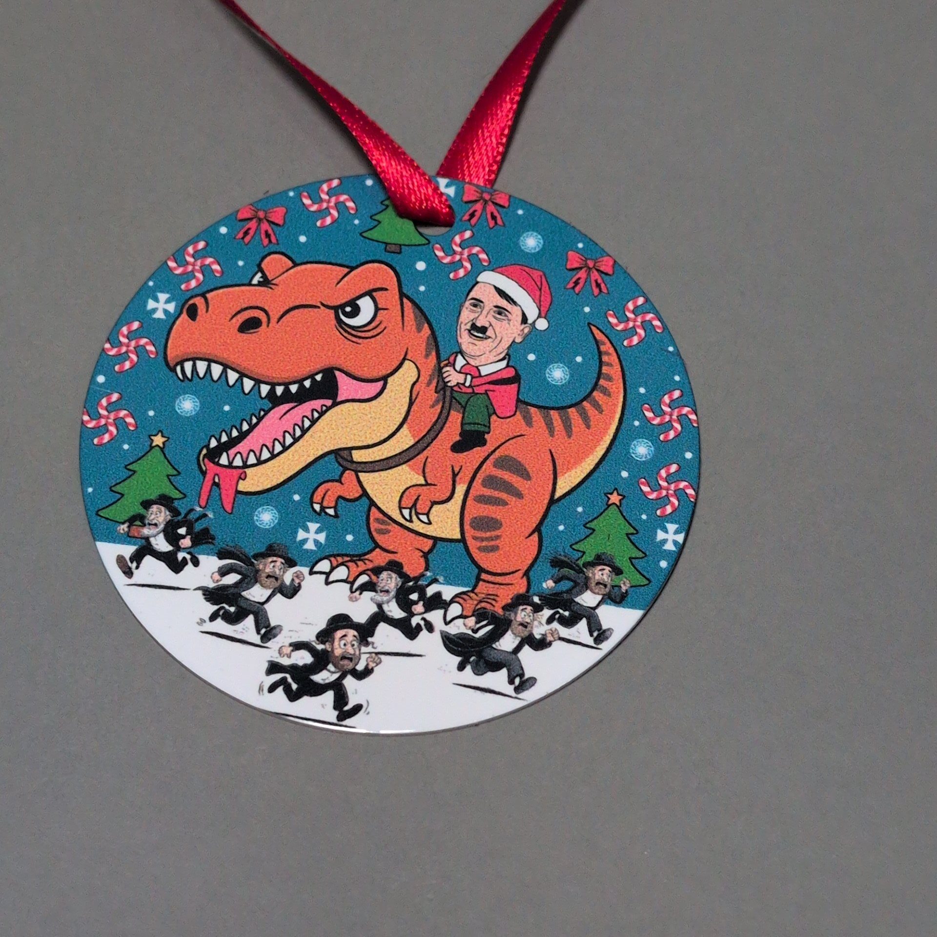 Dyno Hitler Santa • Ornament