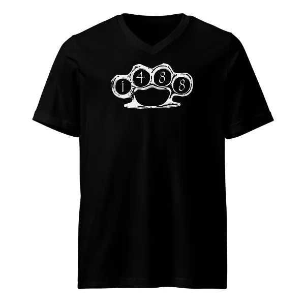 1488 Brass Knuckles - Mens • T-shirt • V-neck • Premium