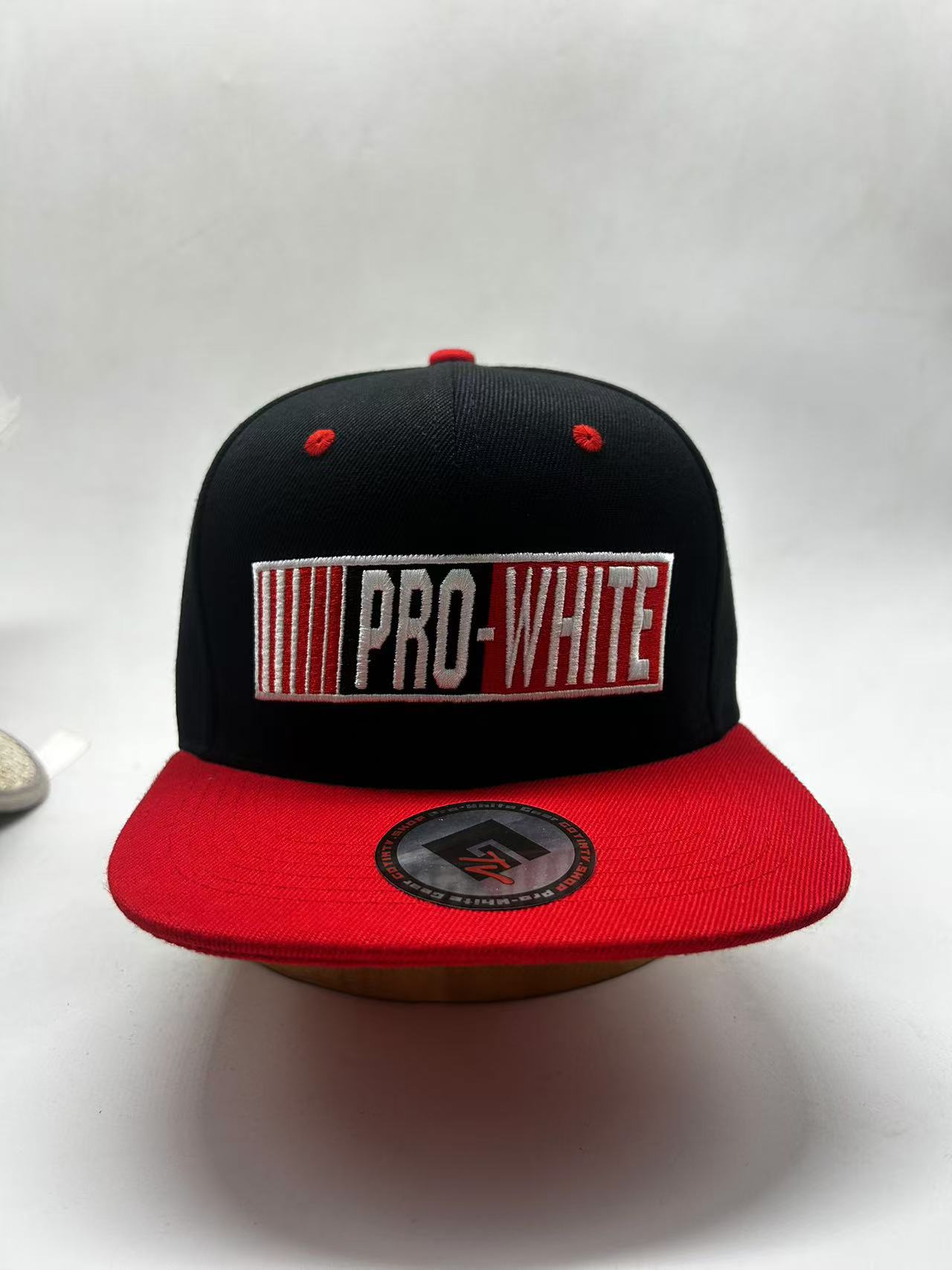 Pro White • Black / Red