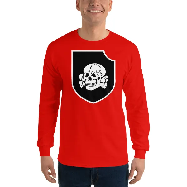 3rd SS Panzer Division Totenkopf - Mens • T-shirt • Long Sleeve • Basic - Image 3