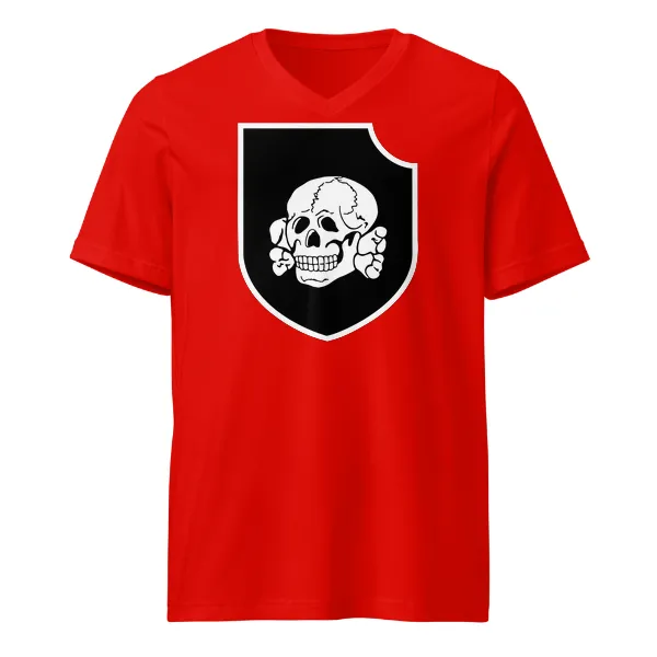 3rd SS Panzer Division Totenkopf - Mens • T-shirt • V-neck • Basic - Image 3