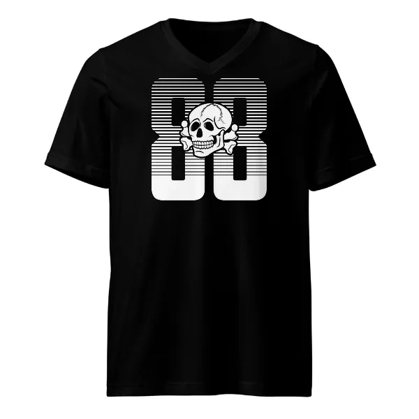 88 Totenkopf - Mens • T-shirt • V-neck • Basic