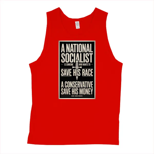 A National Socialist - Mens • Tank Top • Premium - Image 3