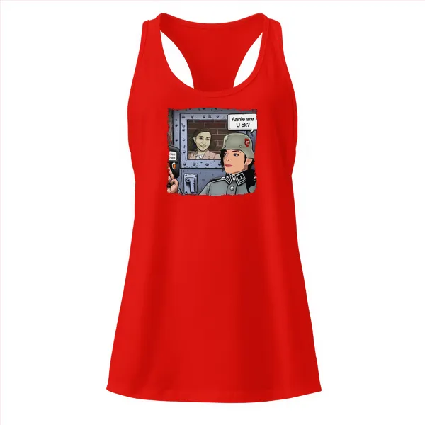 Annie Are You OKAY - Ladies • Razorback Tank • Premium - Image 3