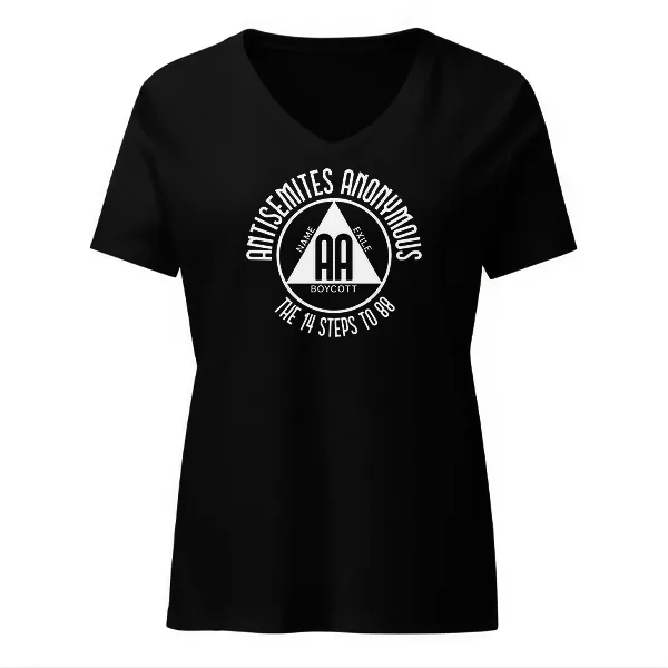 Anti Semites Anonymous - Ladies • T-shirt • V-neck • Basic