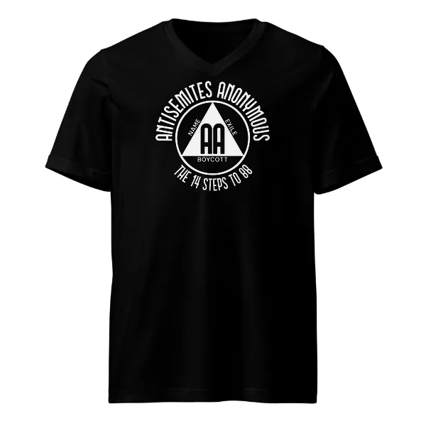 Anti Semites Anonymous - Mens • T-shirt • V-neck • Premium