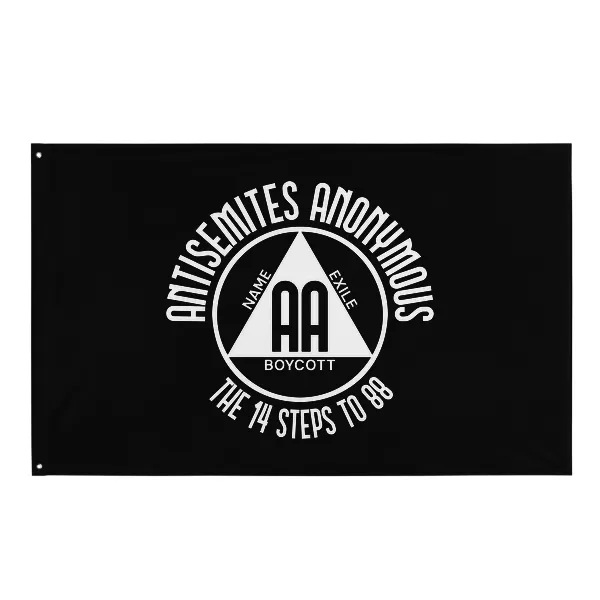 Anti Semites Anonymous - Flag • Small