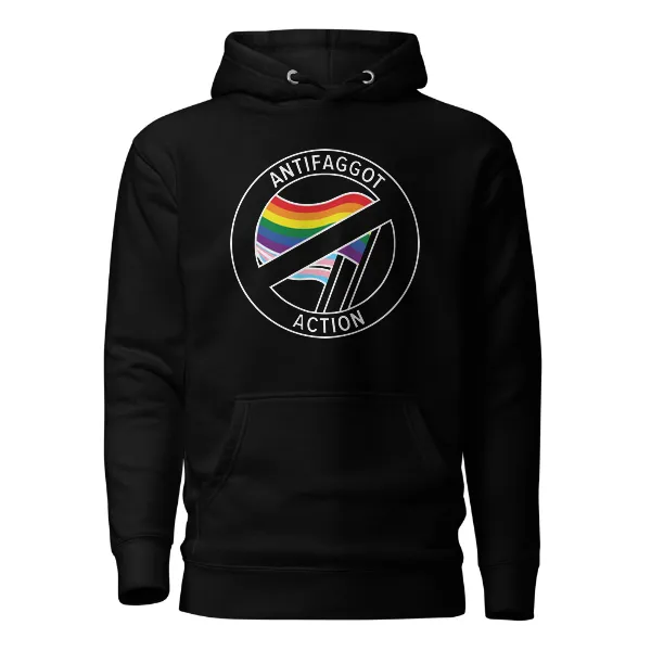 Antifaggot Action - Mens • Hoodie • Premium