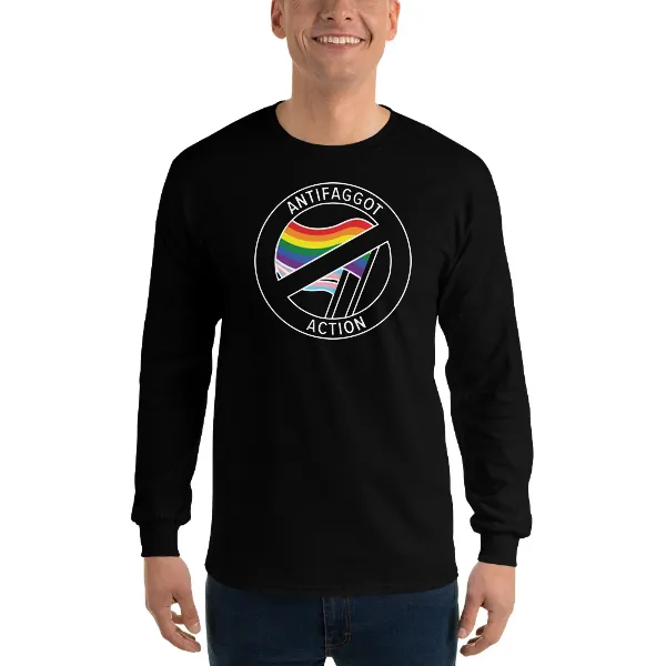 Antifaggot Action - Mens • T-shirt • Long Sleeve • Basic