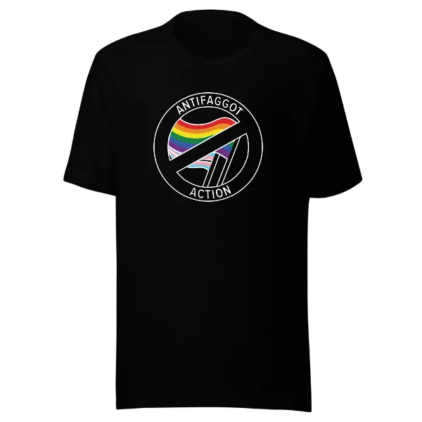 Antifaggot Action - Mens • T-shirt • Crew • Premium