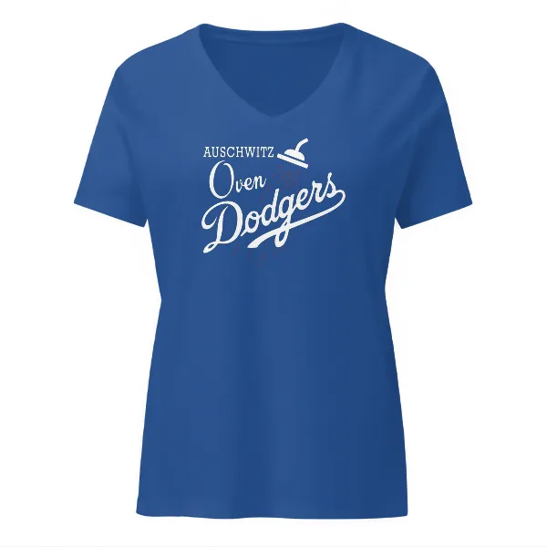Auschwitz Oven Dodgers - Ladies • T-shirt • V-neck • Basic
