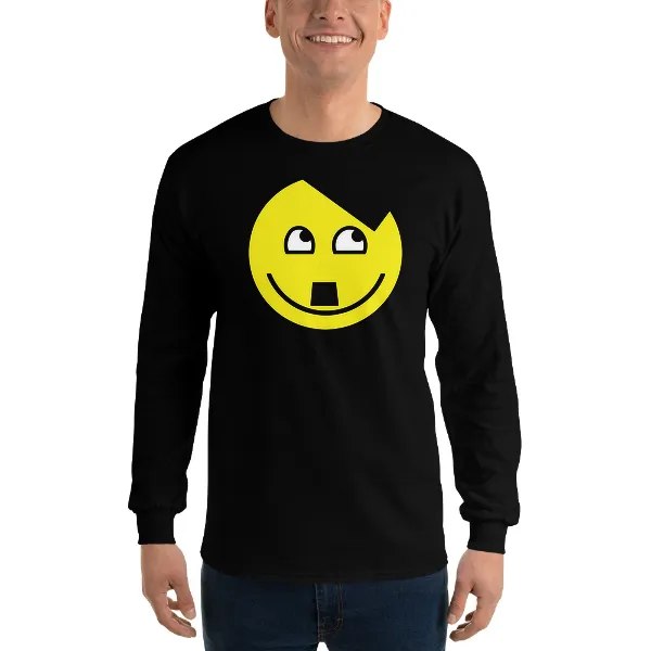 Be Happy - Mens • T-shirt • Long Sleeve • Basic