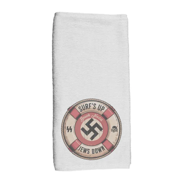 Beach Nazis Lifesaver Retro - Hand Towel