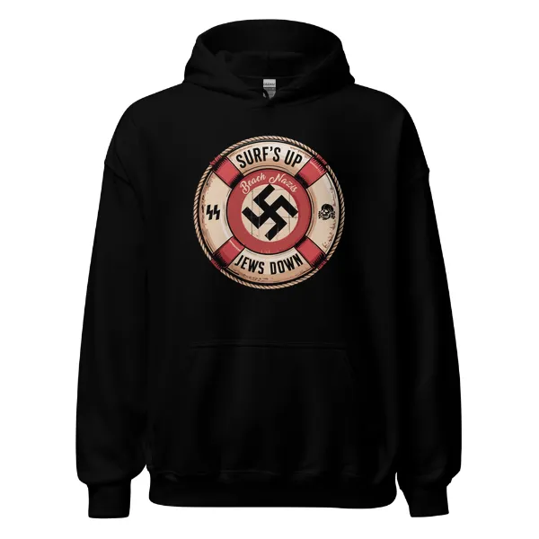 Beach Nazis Lifesaver Retro - Mens • Hoodie • Basic