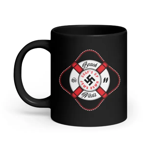 Beach Nazis Lifesaver Swastika - Coffee Mug
