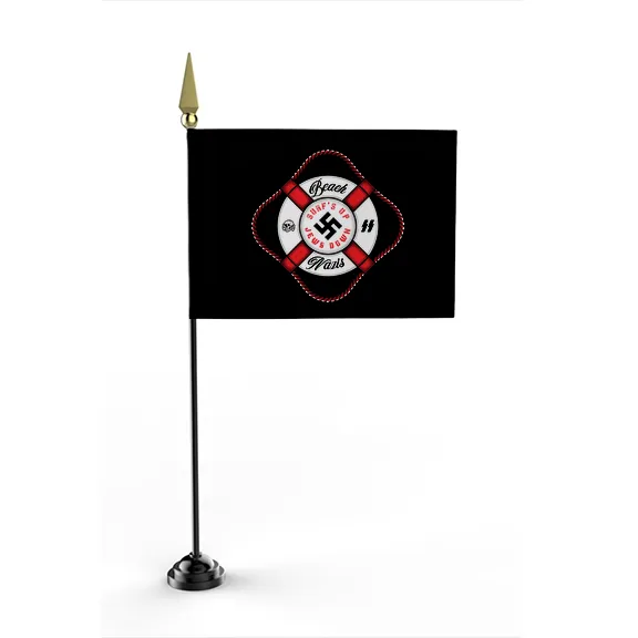 Beach Nazis Lifesaver Swastika - Flag • Mini