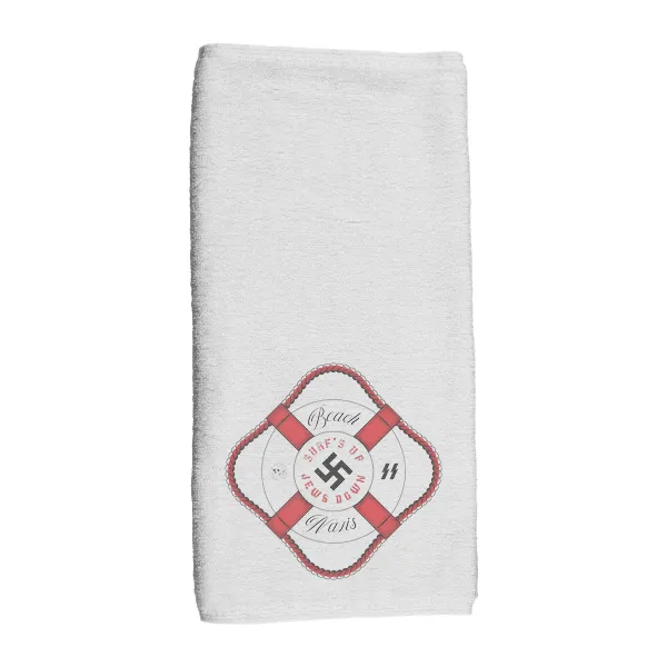 Beach Nazis Lifesaver Swastika - Hand Towel