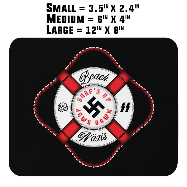 Beach Nazis Lifesaver Swastika - Magnet