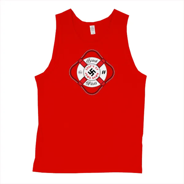 Beach Nazis Lifesaver Swastika - Mens • Tank Top • Basic - Image 3