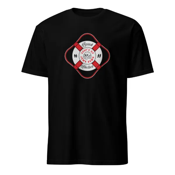 Beach Nazis Lifesaver Totenkopf - Mens • T-shirt • Crew • Basic