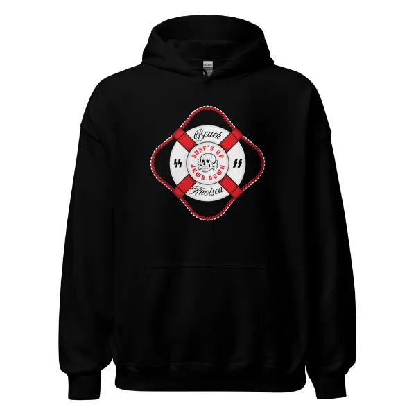 Beach Nazis Lifesaver Totenkopf - Mens • Hoodie • Basic