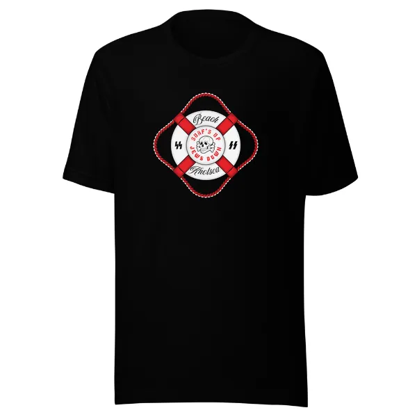 Beach Nazis Lifesaver Totenkopf - Mens • T-shirt • Crew • Premium