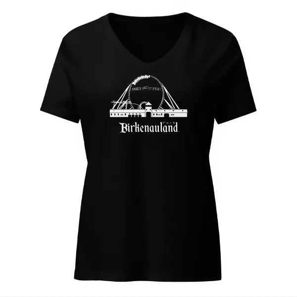 Birkenauland - Ladies • T-shirt • V-neck • Basic