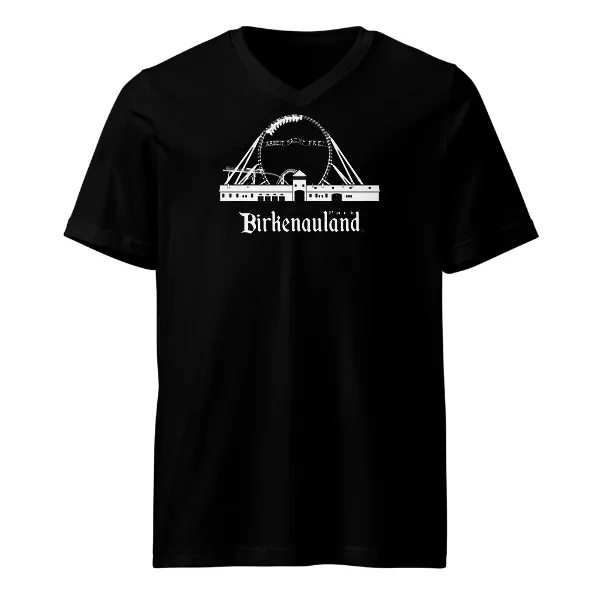 Birkenauland - Mens • T-shirt • V-neck • Premium