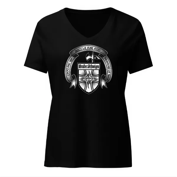 Bruder Schweigen - Ladies • T-shirt • V-neck • Premium