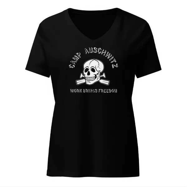 Camp Auschwitz Paddles - Ladies • T-shirt • V-neck • Basic