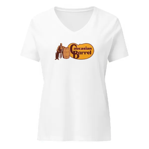 Caucasian Barrel - Ladies • T-shirt • V-neck • Basic