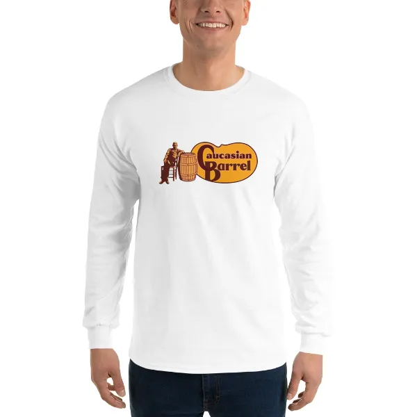 Caucasian Barrel - Mens • T-shirt • Long Sleeve • Basic