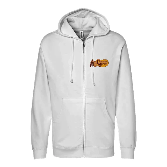 Caucasian Barrel - Mens • Full-Zip Hoodie • Premium