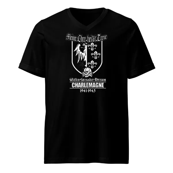 Charlemagne Waffen-Grenadier-Division - Mens • T-shirt • V-neck • Premium