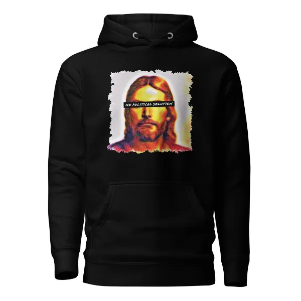 Christ Sees No Political Solution - Mens • Hoodie • Premium