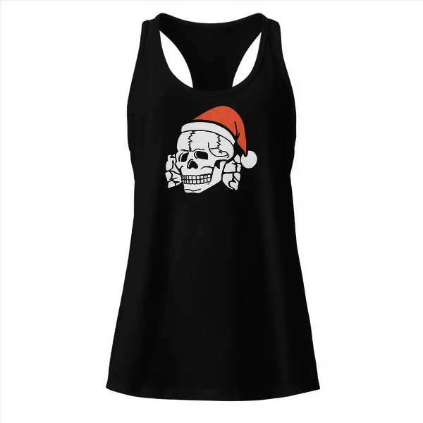 Christmas Totenkopf - Ladies • Razorback Tank • Premium