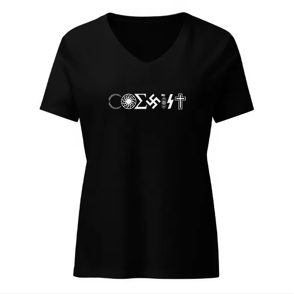 Coexist - Ladies • T-shirt • V-neck • Basic