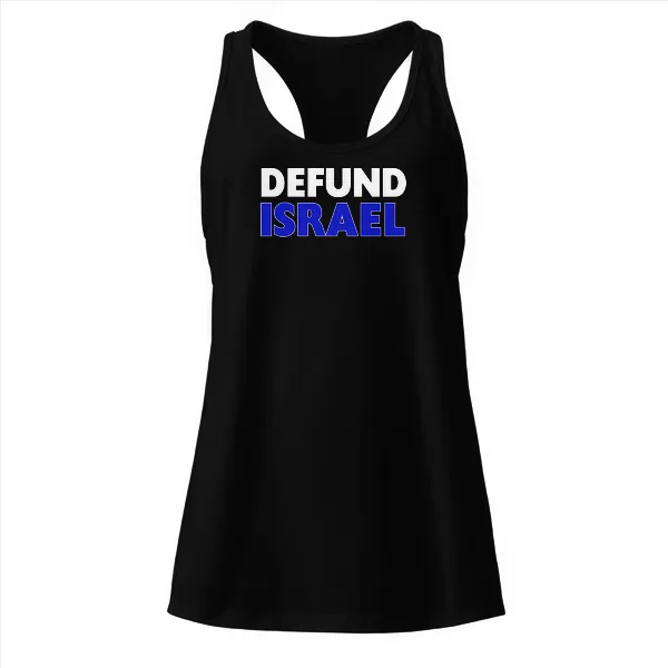 Defund Israel - Ladies • Razorback Tank • Premium