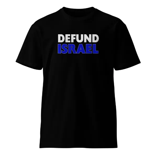 Defund Israel - Mens • T-shirt • Crew • Supreme