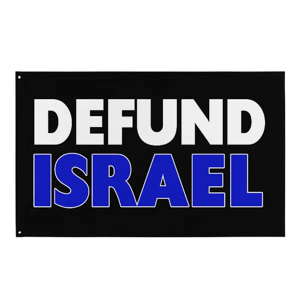 Defund Israel - Flag • Small