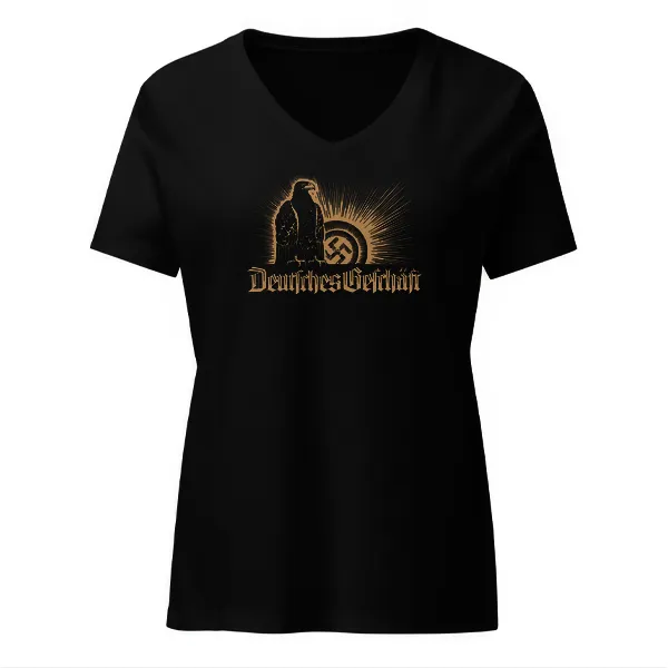 Deutsches Geschäft - Ladies • T-shirt • V-neck • Basic