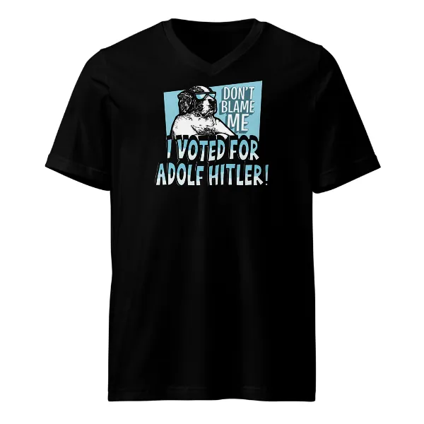 Don't Blame Me Dog - Mens • T-shirt • V-neck • Premium