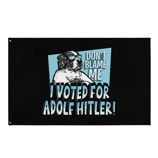 Don't Blame Me Dog - Flag • Small